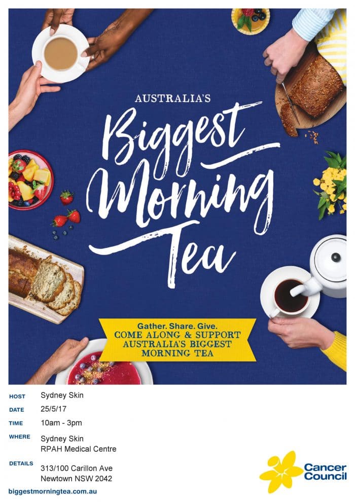 Australia’s Biggest Morning Tea Sydney Skin Clinic